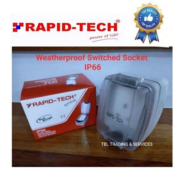 SE SETIA ELECTRIC RAPID TECH WEATHERPROOF 13A SWITCH SOCKET IP66 (TC318T)