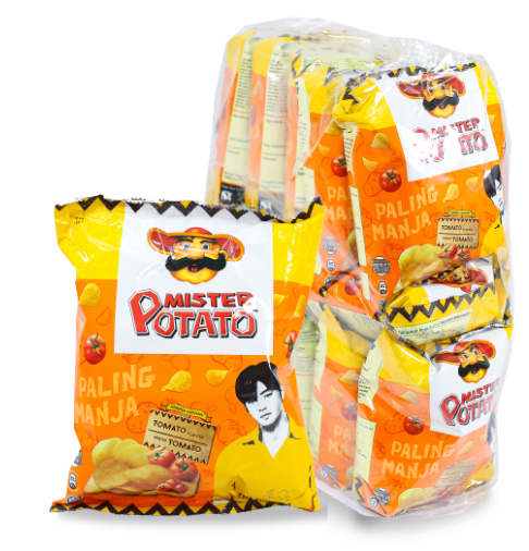 Loose 12 Pack x 60g (+30g) Mister Potato Chips Original