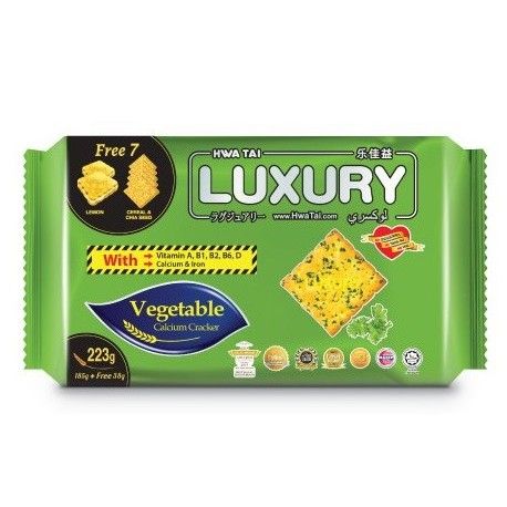 QP HWA TAI LUXURY VEGETABLE CRACKERS 185G