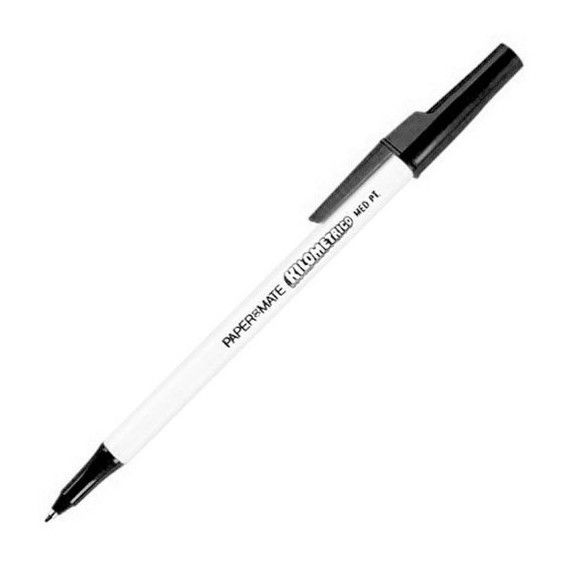 KILOMETRICO BALL PEN BLACK FINE 0.8MM