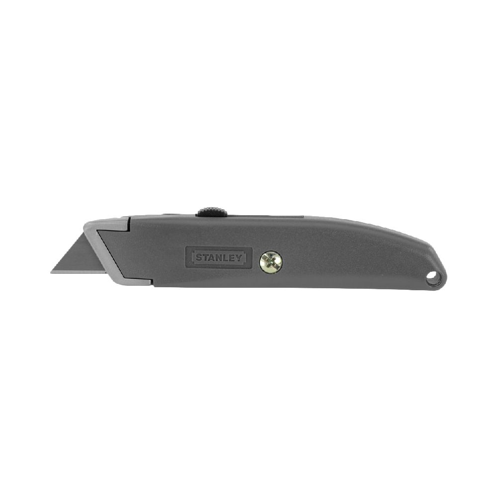 Stanley Retractable Utility Knife (Heavy Duty) / Cutter Knife / Pisau Pelbagai Guna / 6 Inch Knife # STHT 10175 - Knife # 11921 H - Blades # RS2745 ( KTT : 1 Set @ 1 x Knife + 10 x Spare Blades )