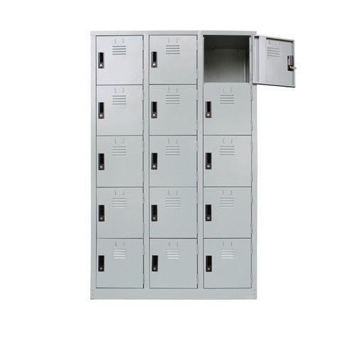QP 15 COMPARTMENTS STEEL LOCKER 915W X 381D X 1828H (MM) S125/A