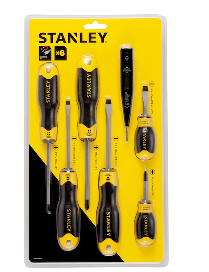 Stanley CG3 S/DRIVER 6PCS SET W/BONUS