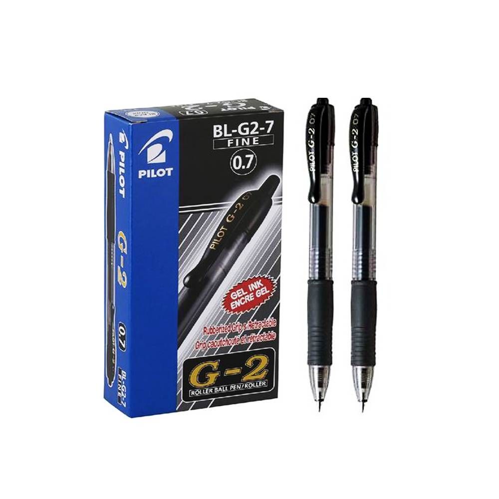 PILOT G2 0.7MM (BLACK @ BLUE @ RED) - 12'S/BOX