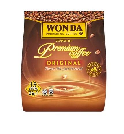 WONDA 3IN1 PREMIUM COFFEE(15 stick per pack)