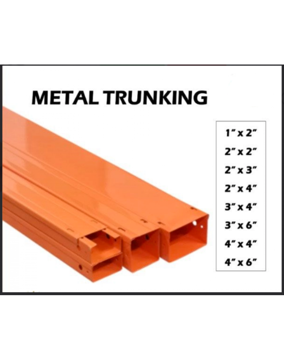 SE SETIA ELECTRIC 2x2 METAL TRUNKING ORANGE