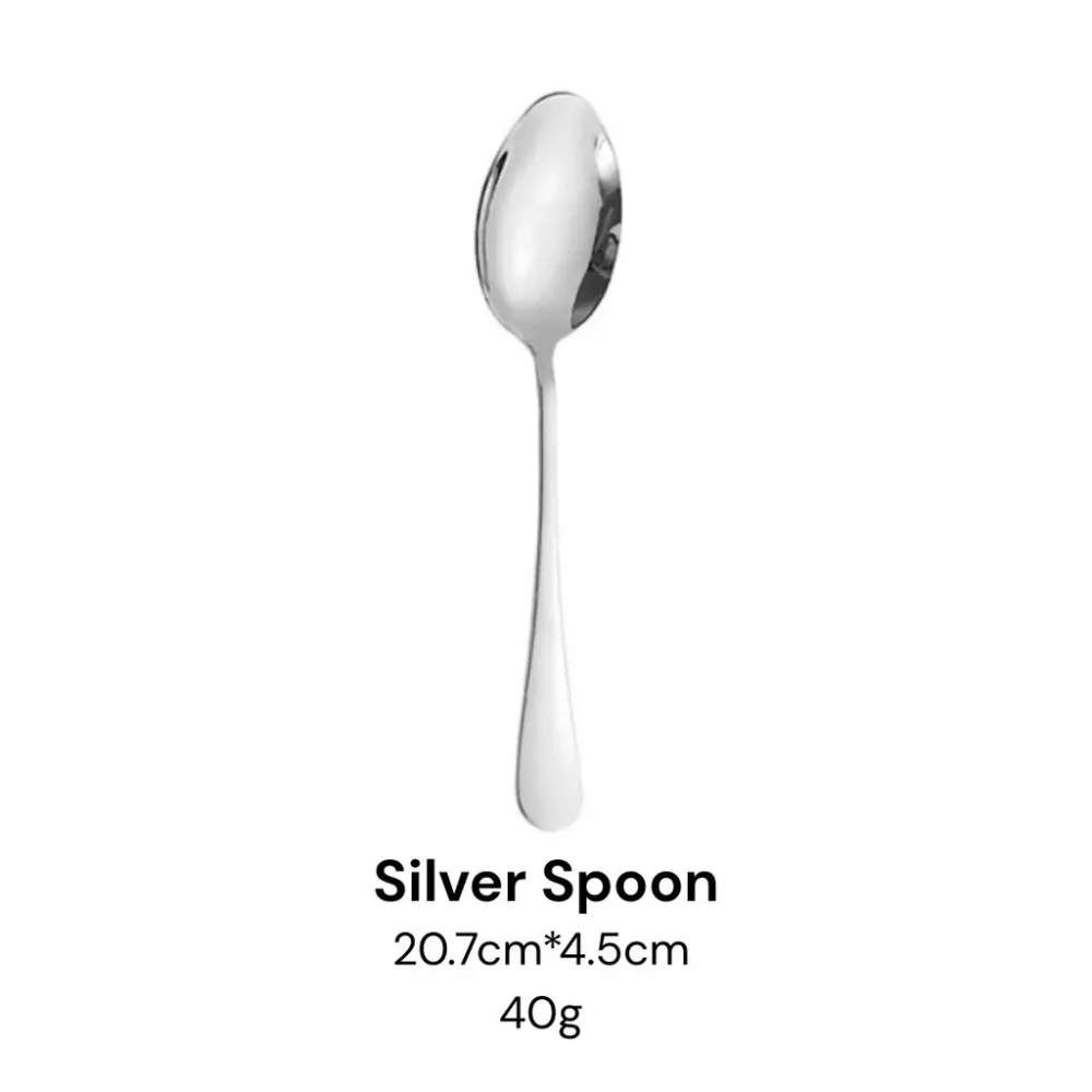 Others *Extra Thick Cutlery Hotel Quality Stainless Steel Dessert Spoon