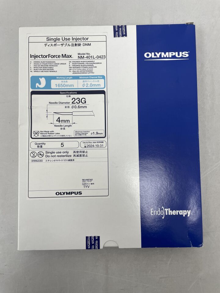 OLYMPUS NM-401L-0423 (5 PCS) SINGLE USE INJ. NEE