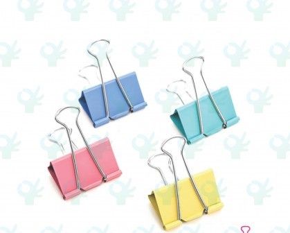 Aplus Colour Binder Clip - 19mm/40pcs