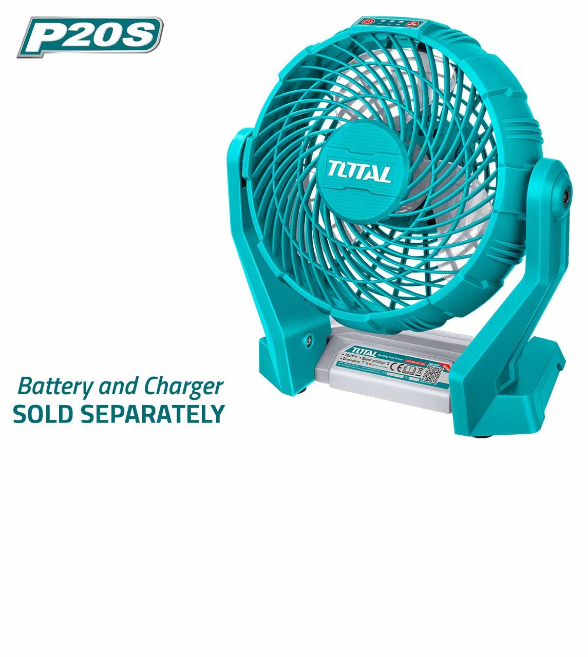 TOTAL TTFALI2007 P20S LIION FAN 7FT