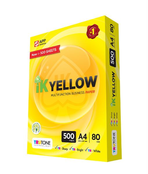IK Yellow (Indah Kiat) A4 paper 80 gsm 70 gsm