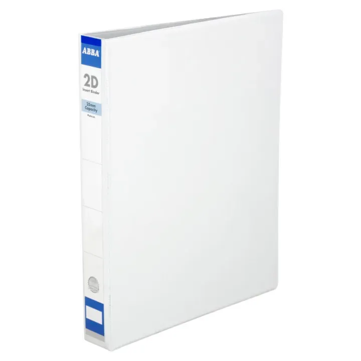 Others *Abba PVC 2D 25mm Ring File A4 White
