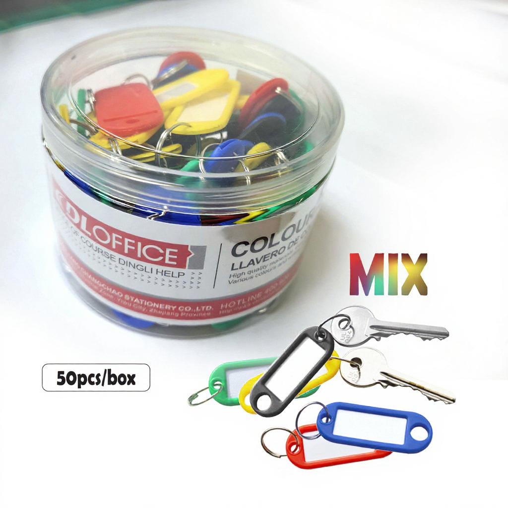 Key Tag 5 Colours (50pcs/ box)