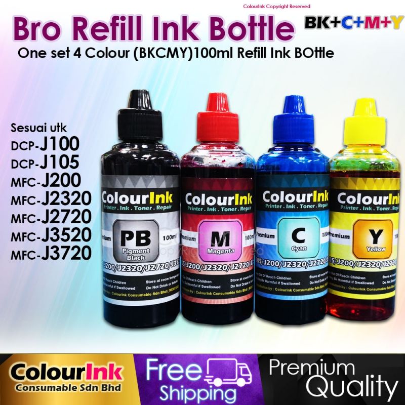 QS BROTHER LC565 COMPATIBLE 100ML REFILL INK MAGENTA