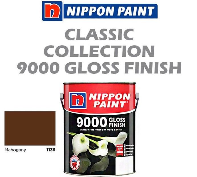 Nippon 9000 Gloss Finish - Mahogany 1136
