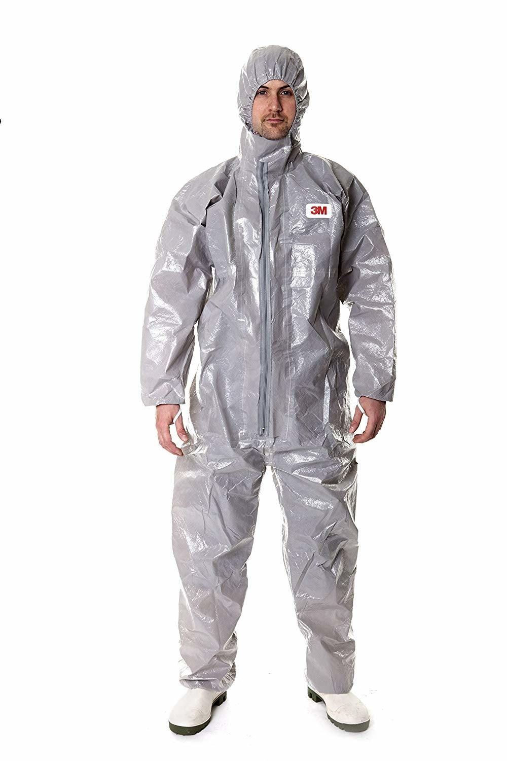 3M *3M Grey Disposable Coverall (Size XL) - 3M 4570