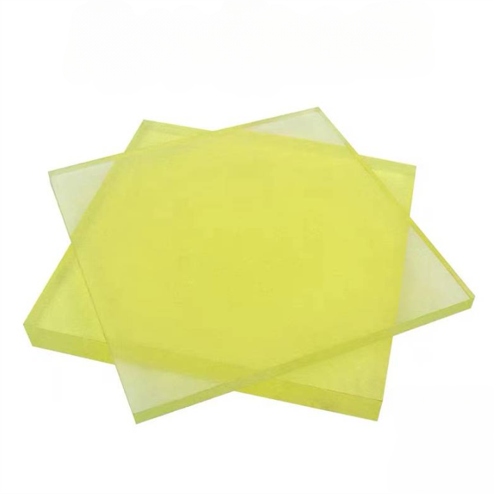 PU SHEET YELLOW POLYURETHANE PLASTIC RUBBER SHEET 8MM