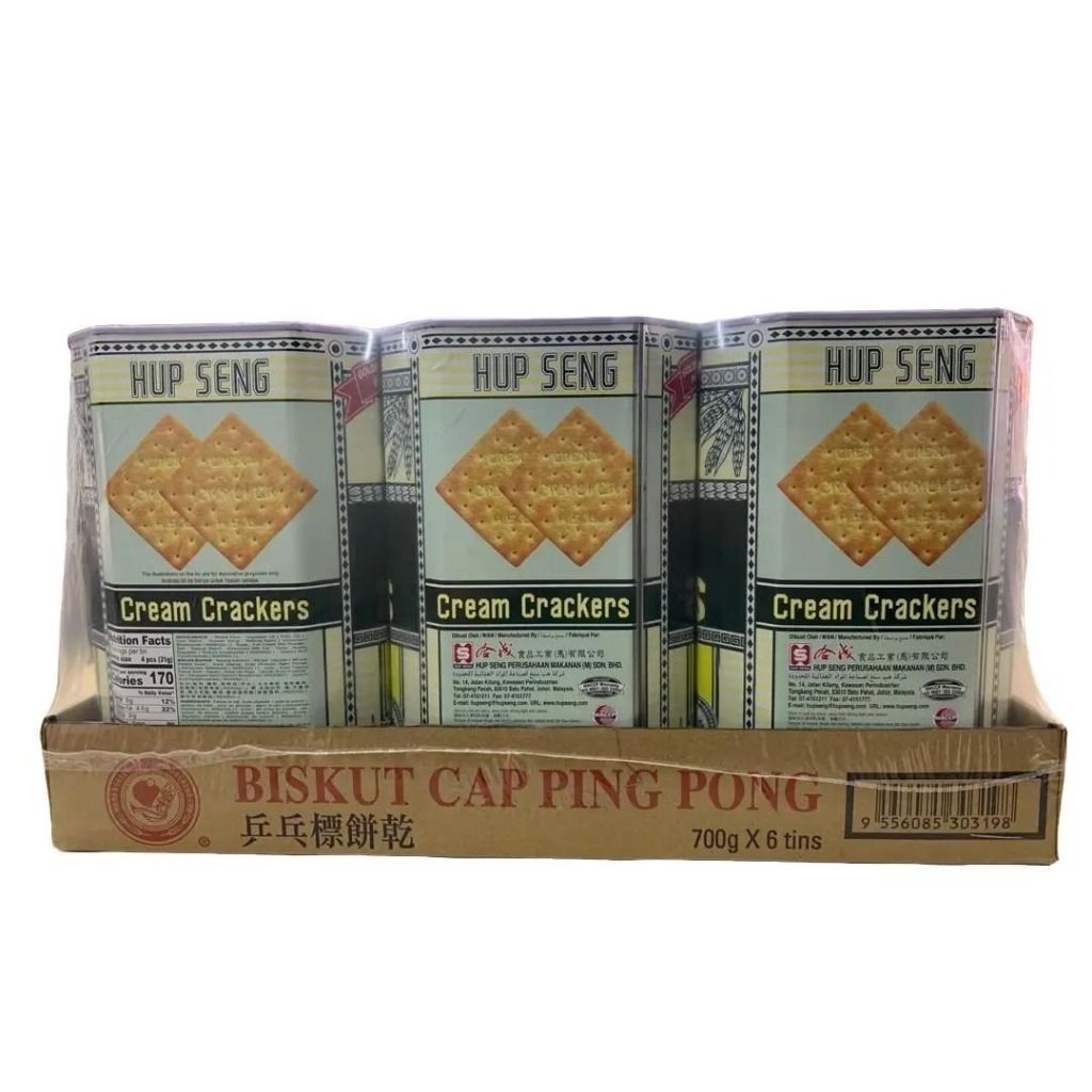 Others Hup Seng Cream Crackers 700g X 6