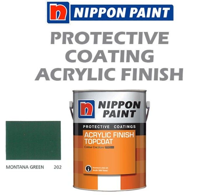 Nippon High Performance Protective Coating - Acrylic Finish Montana 202