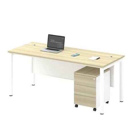 SL55 SERIES STANDARD TABLE WITH MOBILE PEDESTAL / ALL SIZES / 1200MM/ 1500MM / 1800MM / OFFICE TABLE
