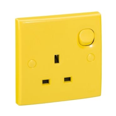 SE SETIA ELECTRIC SCHNEIDER 13A SWITCH SOCKET OUTLET YELLOW