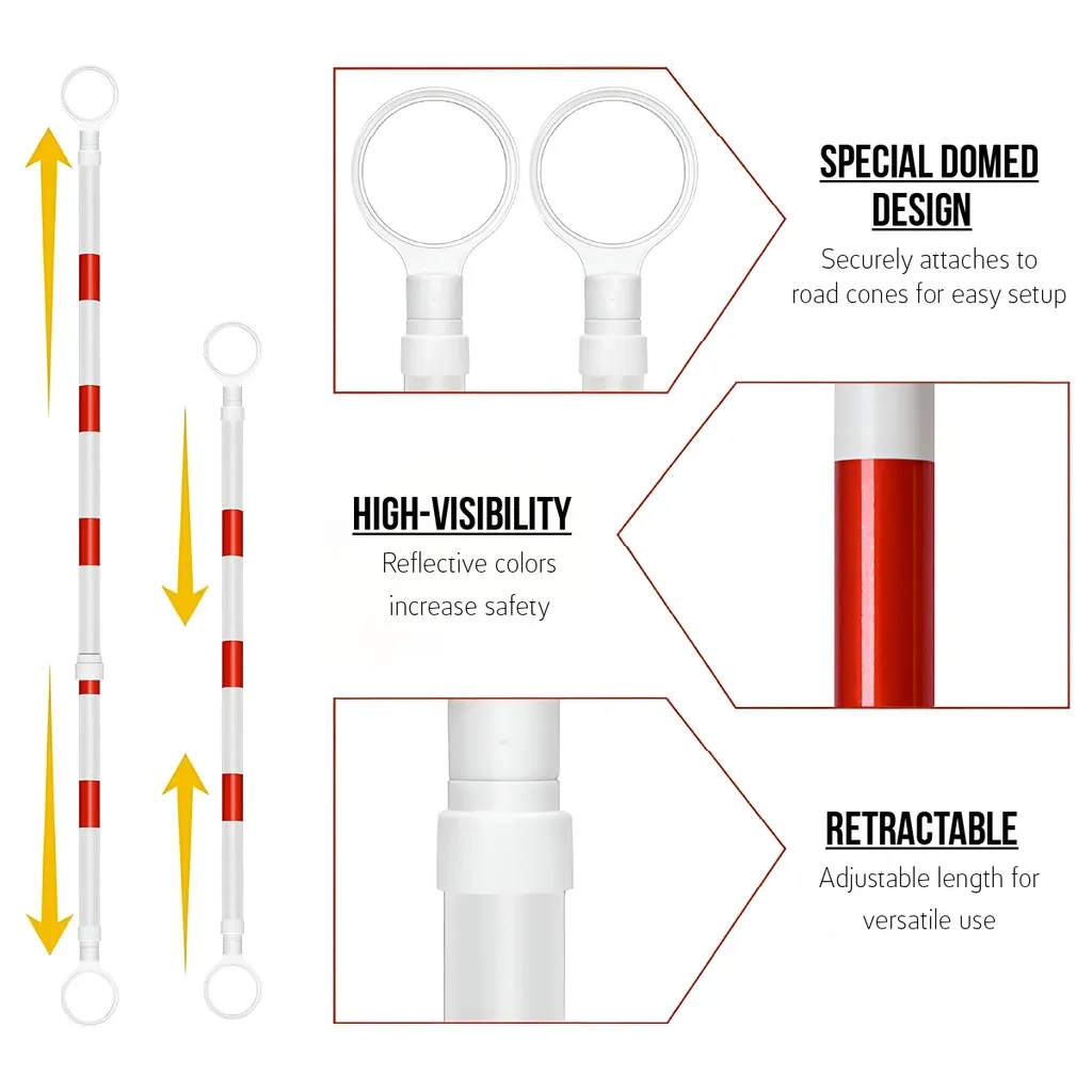 Safety Retractable Bar (2 meter) palang pembolehlaras Keselamatan