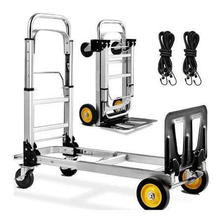 Others *Convertible Hand Truck Dolly 3-in-1 Folding Hand Truck 440 lbs for Shopping