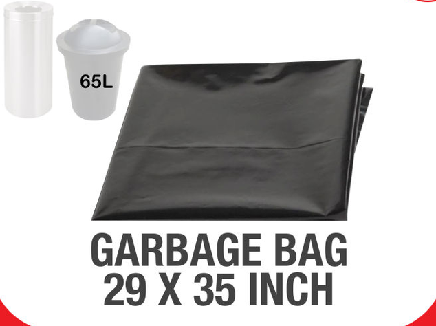 Thickness Black Garbage Bag ( L Size - 29" in x 35" in ) / Rubbish Bag / Karung Sampah / Beg Sampah # Ketebalan Plastik Beg # Heavy Duty # Saiz - 75cm x 90cm # WL 9688 # RP0824 ( KTT : 1 Paket @ 10 Keping )