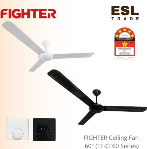 SE SETIA ELECTRIC FIGHTER 60" CIELING BLACK