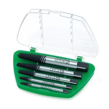 TOPTUL 5pcs Screw Extractor Set JGAW0501/JGAW0502