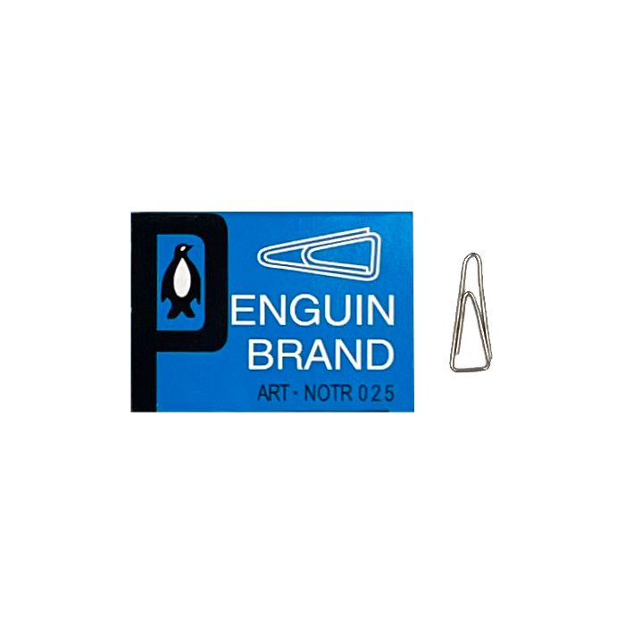 PENGUIN TRIANGLE PAPER CLIP 25MM (100 PCS)