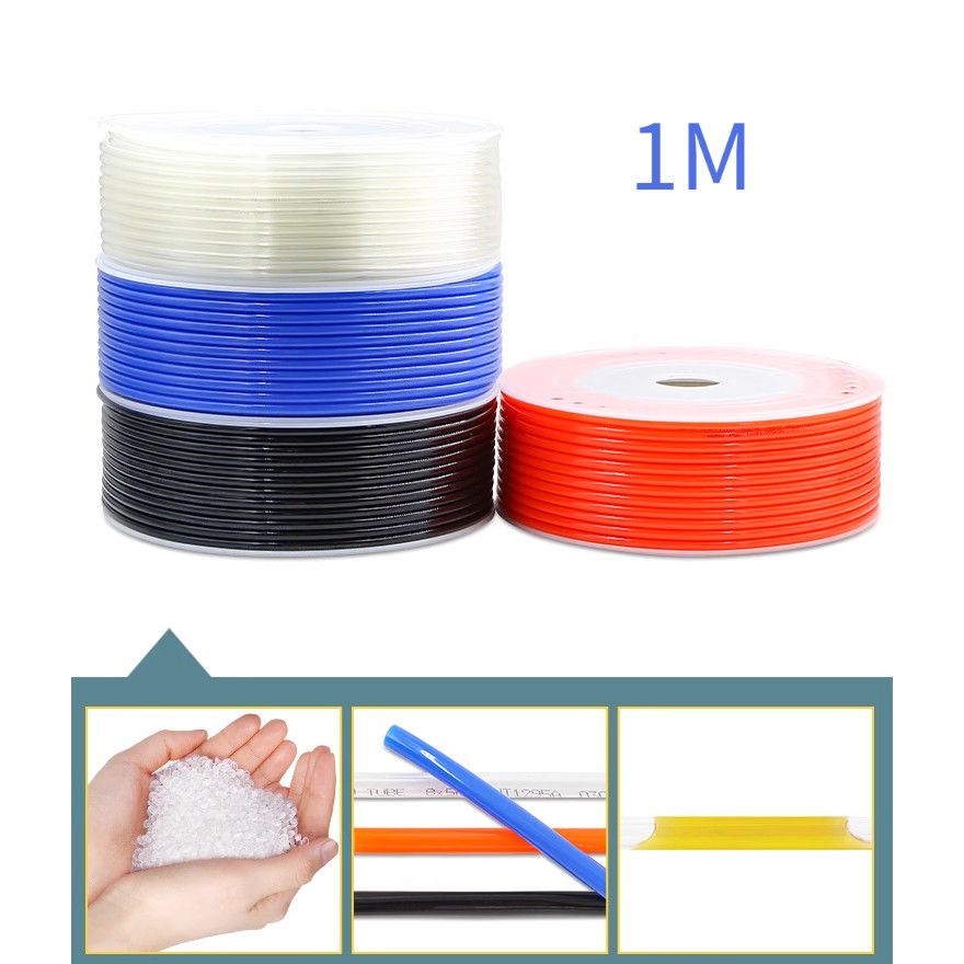 PNEUMATIC GAS PU PIPE HOSE OD: 4MM 6MM 8MM 10MM 12MM, PRICE PER METER, Air Hose Compressor Pipe Tubing