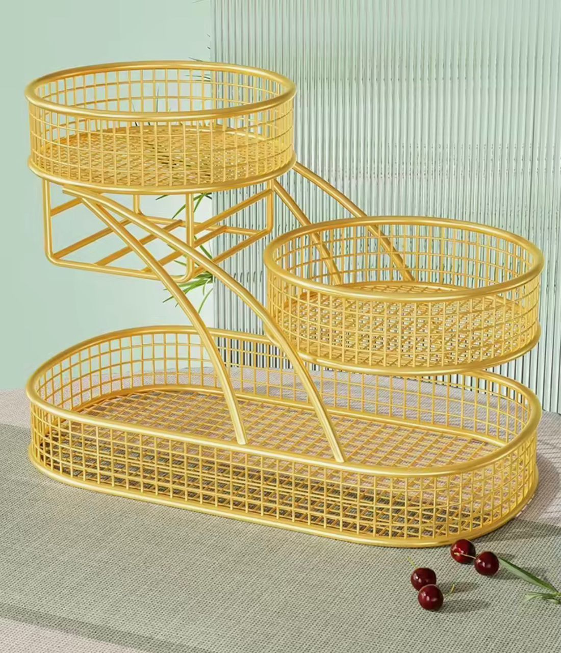 Kitchen Snack/Fruit Basket Multi Layer