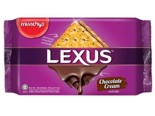 Munchy's Lexus Chocolate Sandwich Cracker 190g