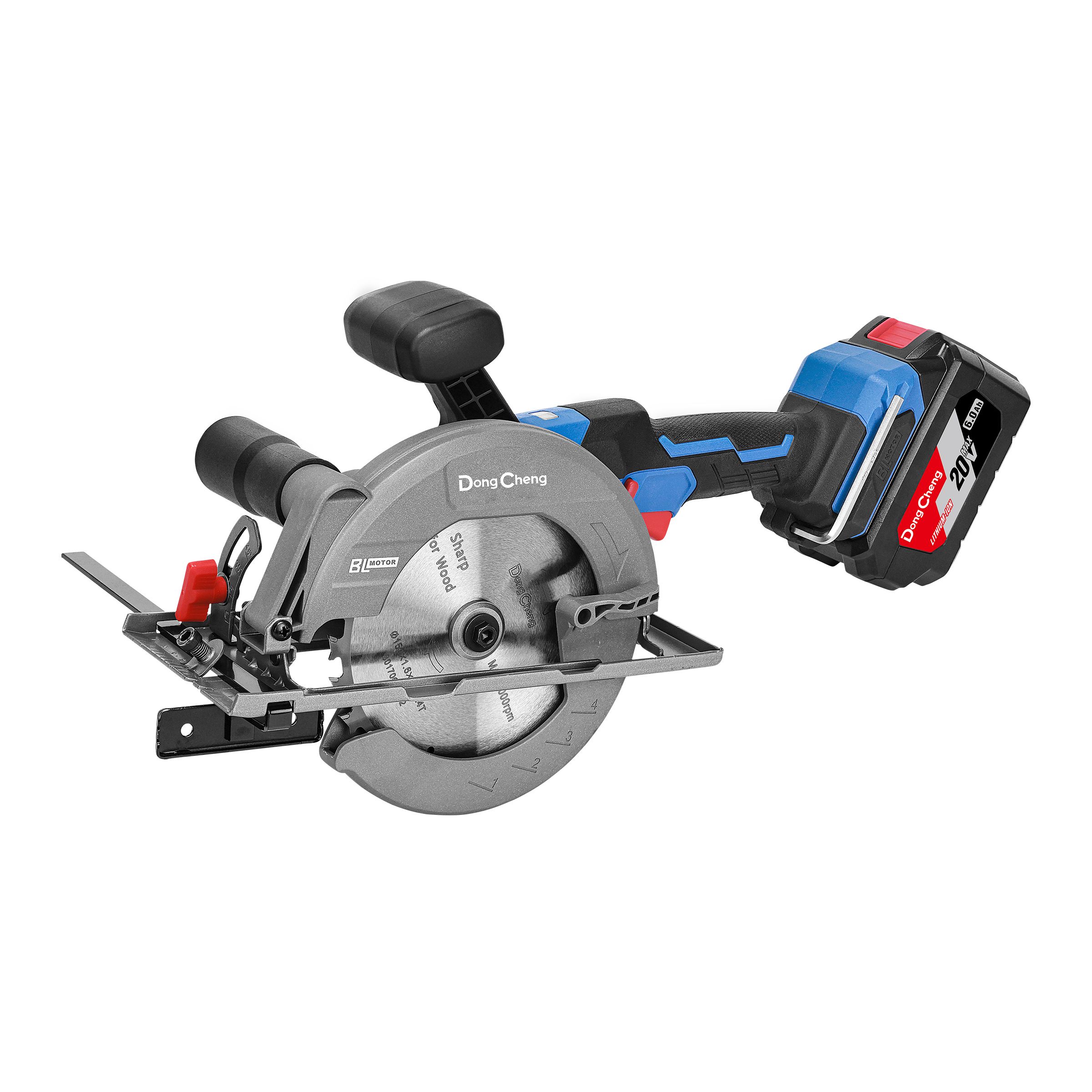 Tools & DIY > Power Saws DONGCHENG 6" CORDLESS BRUSHLESS CIRCULAR SAW 20V (4.0AH X2 / 4A)