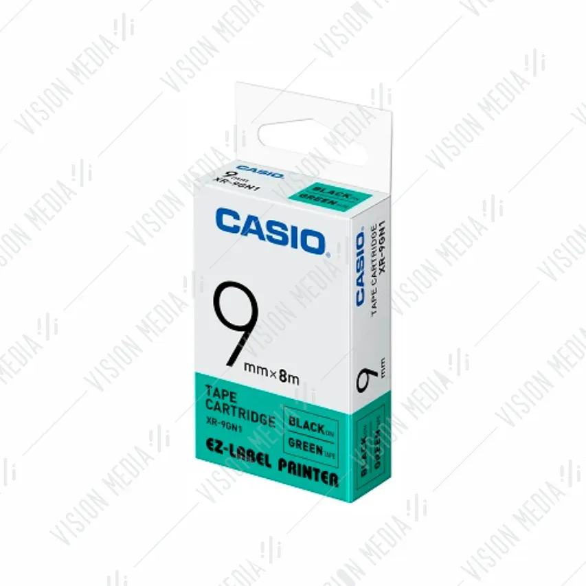 Others * CASIO EZ-LABEL TAPE 9MM GREEN