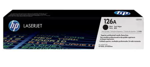 HP 126A Color Toner Cartridge / HP Toner 126A / HP CP1025 Color Toner # 100% Original # CE310A / CE311A / CE312A / CE313A # 1 Tahun Jaminan # Untuk Laserjet Printer : HP PRO CP1025 / CP1025-NW / MFP175-NW # RS2088 (KTT : 1 Unit)