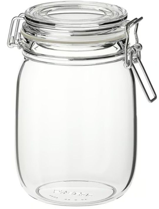 Others *Jar with lid, clear glass, 1 l