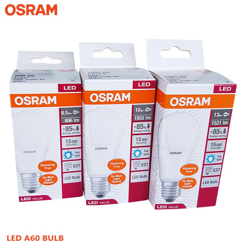 QP OSRAM LED Bulb - Classic A E27 / 10W Daylight