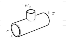 SS Sch10 Reducer 3” – 2” seamless