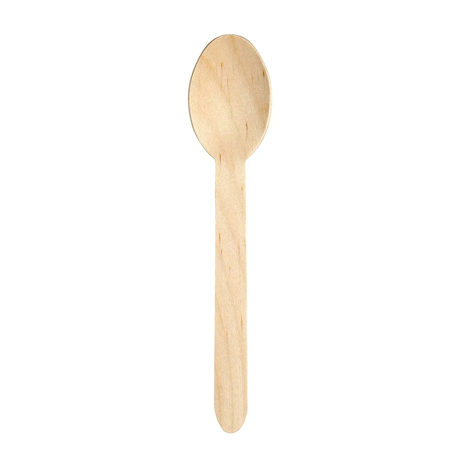 QP 6' BIODEGRADABLE SPOON (BAMBOO BIRCHWOOD) (50'S)