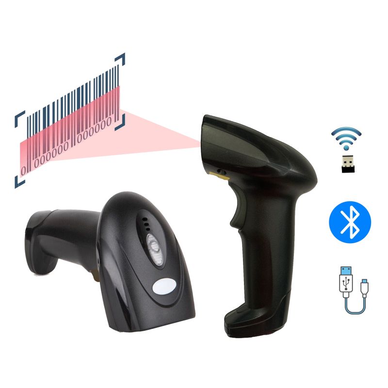 QP 2D QR CODE BARCODE SCANNER WIRED & WIRELESS