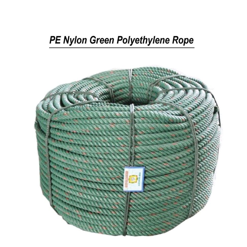 Others *[ROLL] 5MM GREEN ROPE/ NYLON ROPE / PE ROPE / POLYETHYLENE ROPE