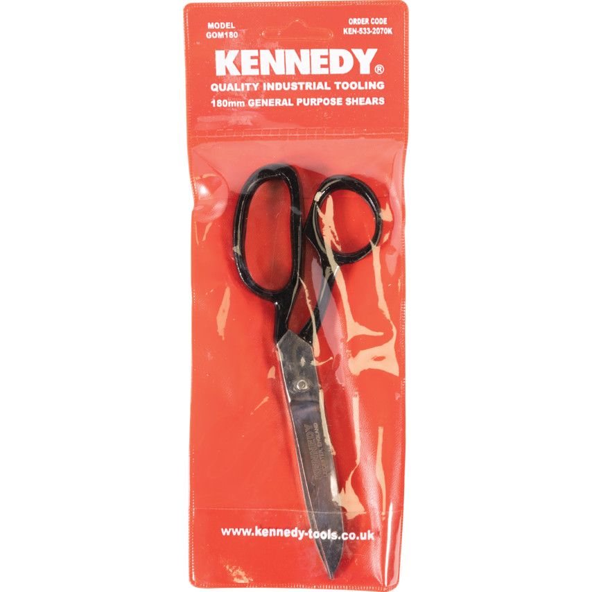 Kennedy
180mm, Stainless Steel, Scissors, Right Hand