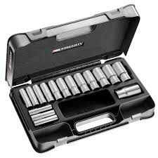 Others *Facom 16-Piece Metric 1/2 in Deep Socket Set, 12 point