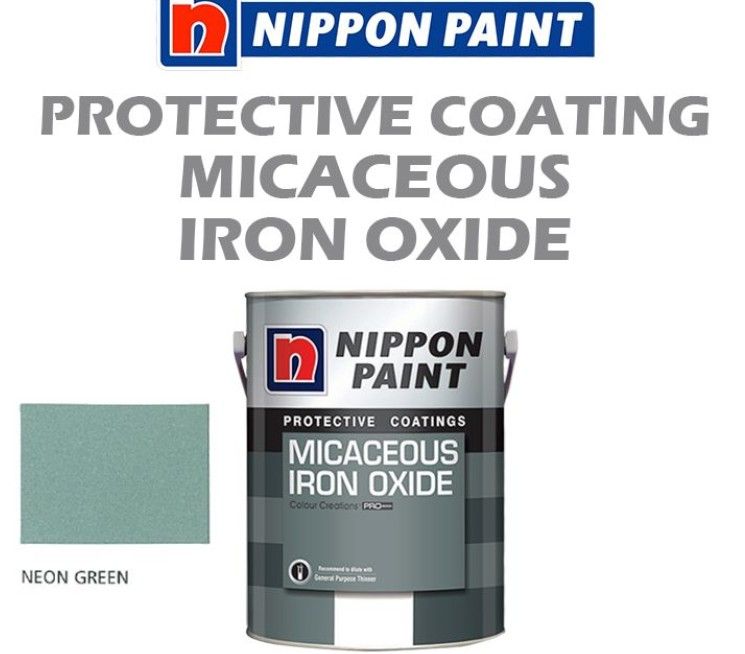 Nippon High Performance Protective Coating - Micaceous Iron Oxide Neon Green