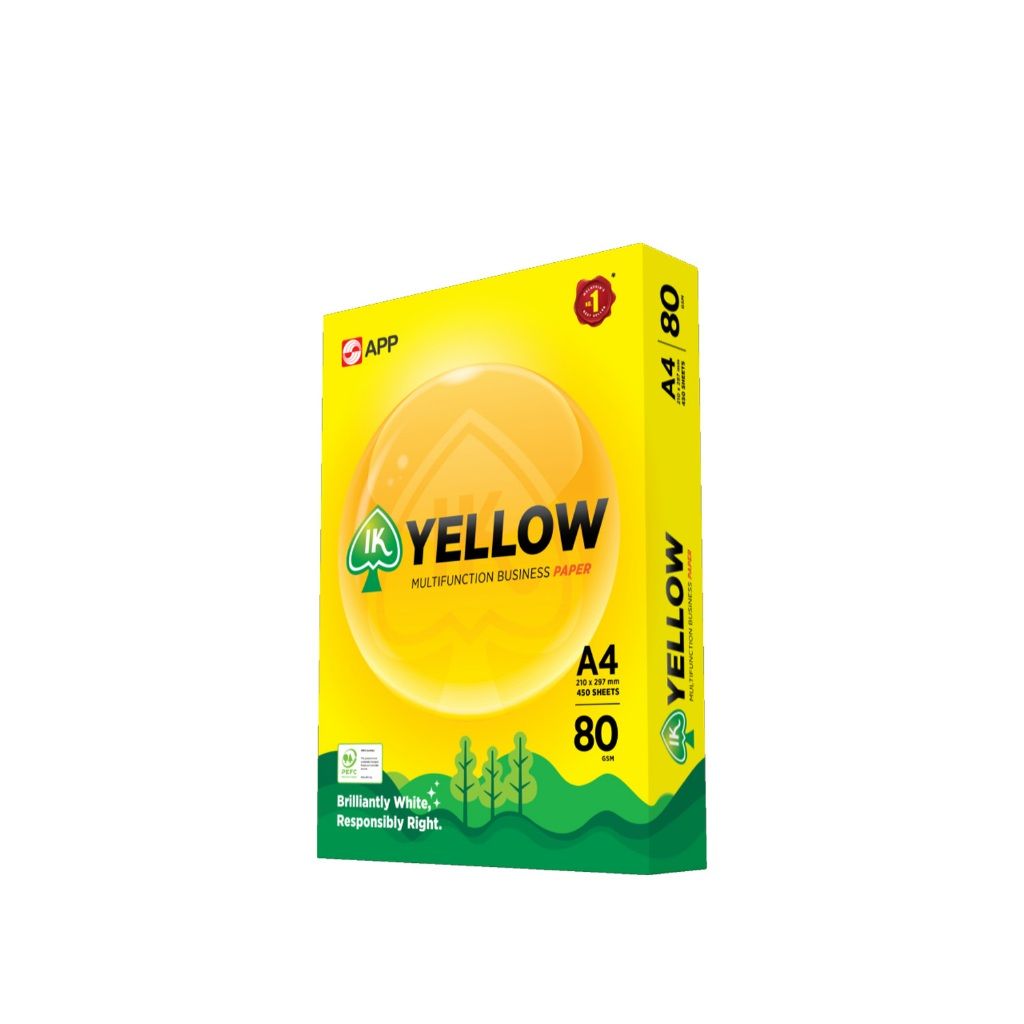 IK YELLOW 80 GSM 450 SHEETS
