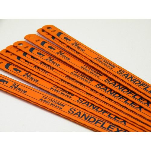 BAHCO Hacksaw Bi-Metal Blade - 12 Inch / Refill Saw Blade # Mata Gergaji Besi # 24TPI-10D # 300mm # RP1112 ( KTT : 1 Paket @ 10 pcs )
