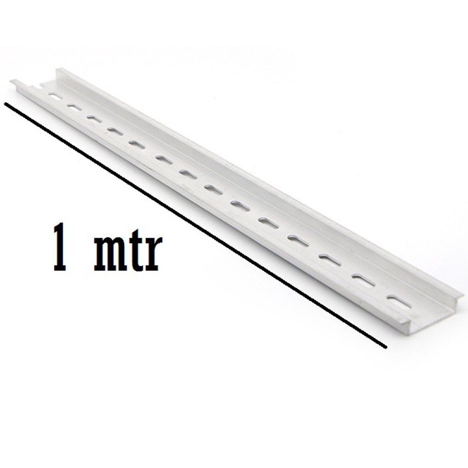 QP ALUMINIUM DIN RAIL (SILVER) 1 METER