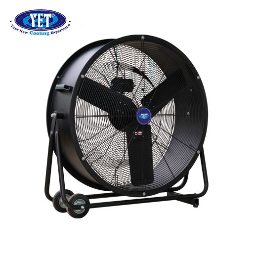 Others *YET HVF75N Heavy Duty Powerful 30'' 30 Inch Industrial Floor Fan Drum Fan 18120m/3h Air Flow Motor Overheat Protection